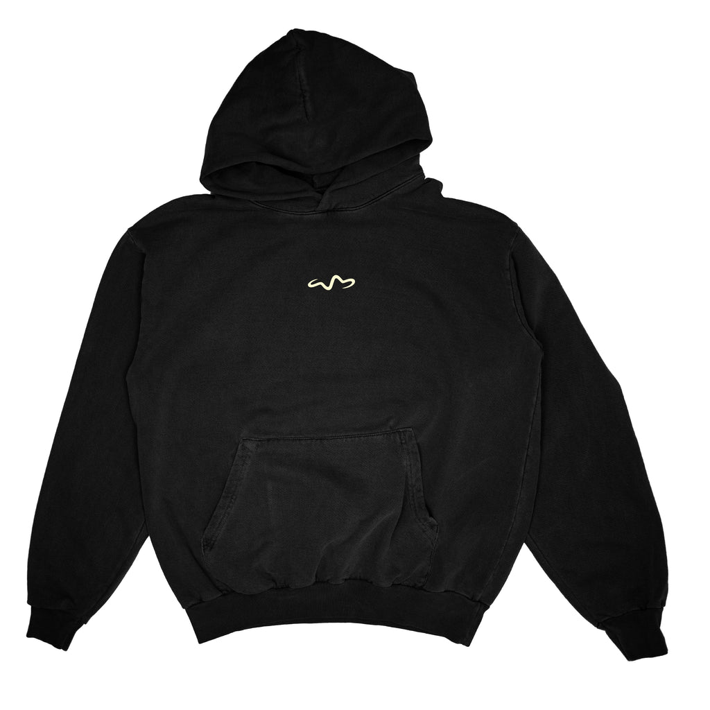 HOUSE OF HARLŌW HOODIE (14 OZ. BLACK/CREAM)